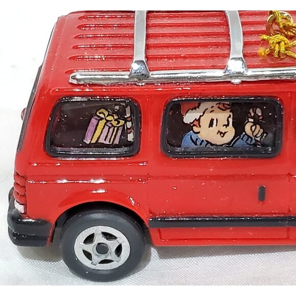 Enesco MOM'S TAXI Christmas Ornament Campbells Soup Kids in car windows DAMAGED - Picture 9 of 11